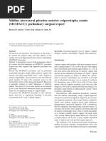 Midline Uterosacral Plication Anterior Colporrhaphy Combo (MUSPACC) : Preliminary Surgical Report