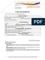 Formato Aprobación Pasantias Contaduria Publica