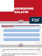 Week 001-PresentationAkademikong Sulatin