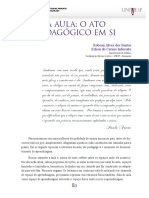 A Aula.um Ato Pedagógico Em Si - Robson a Santos e Edson C Inforsato