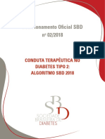 Posicionamento Oficial SBD N 02/2018: Conduta Terapêutica No Diabetes Tipo 2: Algoritmo SBD 2018