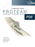 MKT 00082 00RAD PROTEAN Radial Head Plate Surgical Technique Guide