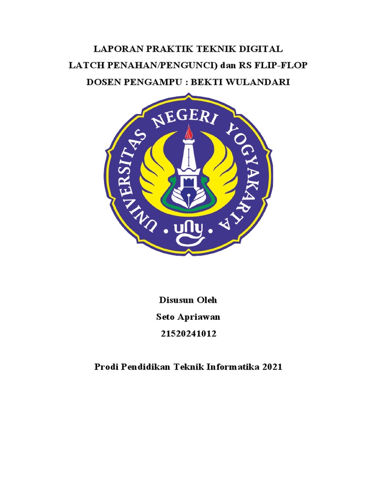 Laporan Praktik Teknik Digital Latch Pdf