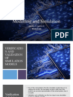 Modelling and Simulation: Agustin A. Zapanta IV Instructor