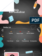 Analisis Karbohidrat Kelompok 4