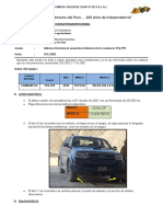 124 - Informe Del Estado de La Camioneta T1Q-935