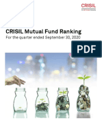 CRISIL Mutual Fund Ranking: For The Quarter Ended September 30, 2020