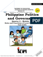 Philippine Politics and Governance: Quarter 2 - Module 12