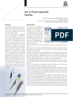 Influences On Volume in Piston-Operated Air-Displacement Pipettes
