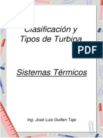 Resumen Clasificación y Tipos de Turbinas