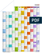 2021 Calendar Landscape in Color