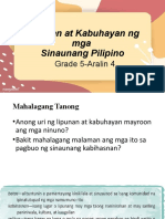 ARALIN 5 Ang Mga Sinaunang Organisasyong Panlipunan