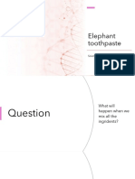 Elephant Toothpaste 1
