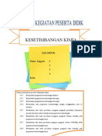 Lembar Kegiatan Peserta Didik: Kesetimbangan Kimia