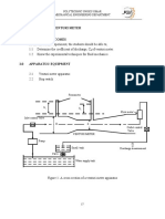 Experiment Fm-4: Venturi Meter: Polytechnic Ungku Omar Mechanical Engineering Department