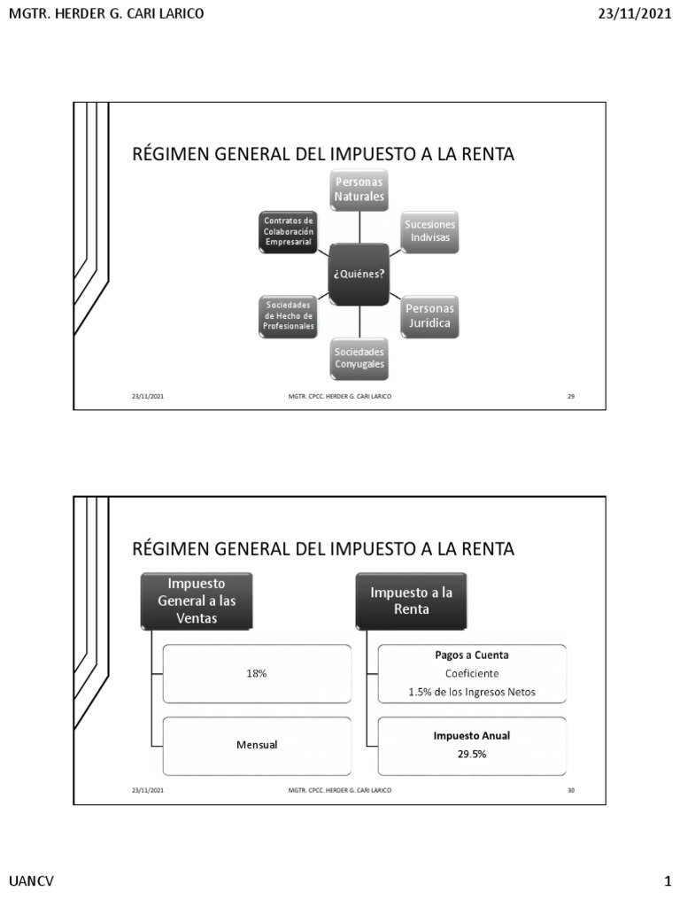 Régimen General | PDF | Impuesto sobre la renta | Impuestos