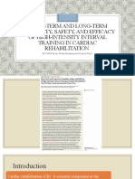 Short-Term and Long-Term Feasibility, Safety, and Efficacy of High-Intensity Interval Training in Cardiac Rehabilitation