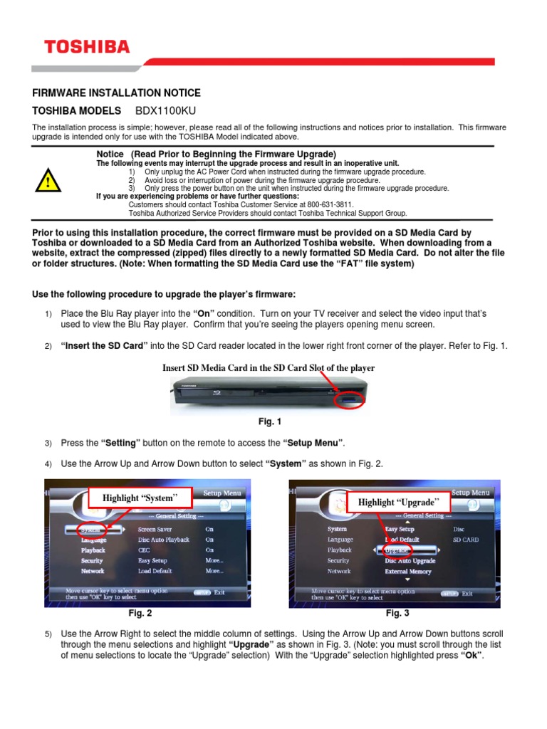 Installation Instructions x1100 Blu Ray Computer Hardware
