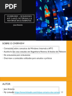 OVERVIEW - Windows API - S and Internals - Reverse Engineering