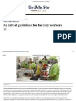 An initial guideline for factory workers _ The Daily Star