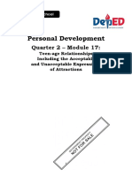 Personal Development: Quarter 2 - Module 17