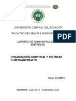 PRAE403 Organización Industrial y Políticas Gubernamentales