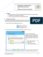 Lembar Kerja 1 - Instalasi Linux - Virtual Box