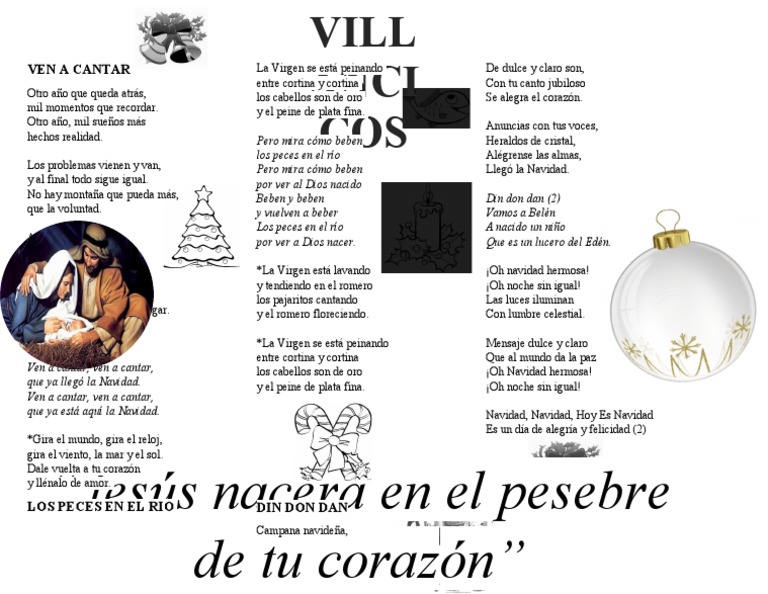 Villancicos para celebrar la Navidad | PDF | Navidad
