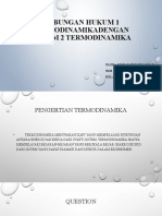 HUBUNGAN HUKUM TERMODINAMIKA