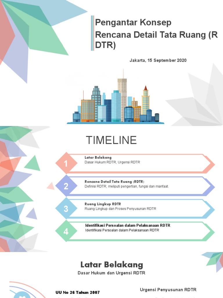 Definisi dan Proses Penyusunan RDTR | PDF
