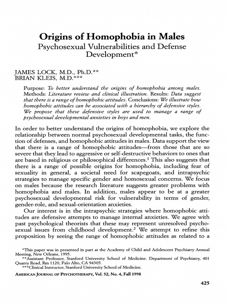 Key To Understanding Homophobia | PDF | Homophobia | Homosexuality
