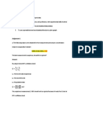 Analyzing The Statistical Error of Physical Chemistry Experimental Data