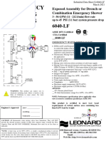 Emergency Mixing Valves: Exposed Assembly For Drench or Combination Emergency Shower