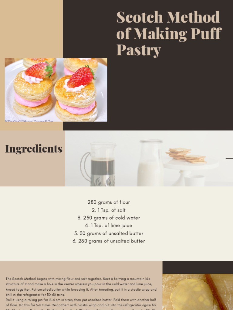 Scotch Method for Puff Pastry | PDF | Wellness