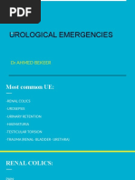 Urological Emergencies: DR Ahmed Bekeer