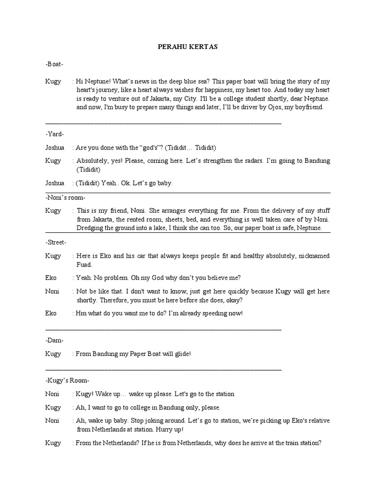 Readers discussing Perahu Kertas in a bookstore