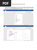 Membuat Bab dan Sub Bab Otomatis di Word | PDF | Komputer
