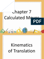 Kinematics of Translation