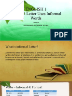 Writing Letter (Informal Letter) Next Materials