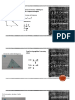 Teorema de Pitágoras y aplicaciones geométricas