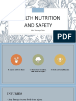 Health Nutrition and Safety: Mrs. Wendelyn Talbo