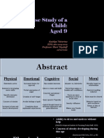 Case Study of A Child Aged 9 PDF