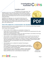 What is a Commemorative Coin Fact Sheet