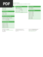 Trig Cheat Sheet: by Via