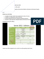 Window Server 2012 (Basic Configs)
