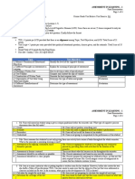 Assessment in Learning - 1: Topic Test Objectives Level of Cognitive Behavior