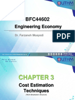 Engineering Economy: Dr. Farzaneh Moayedi