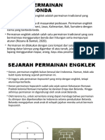 SEJARAH DAN DEFINISI PERMAINAN ENGKLEK