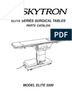 Elite Series Surgical Tables: Parts Catalog