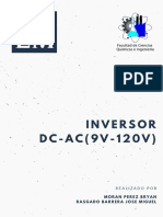 Inversor DC AC (9V 120V)